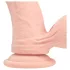 RealRock - realistický vibrátor s dvojitou hustotou (tělová barva) - 20 cm