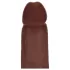 RealRock - realistické dildo s dvojitou hustotou (hnědé) - 18,5 cm