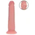 RealRock - realistické dildo s dvojitou hustotou (tělová barva) - 18,5 cm