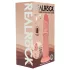 RealRock - realistické dildo s dvojitou hustotou (tělová barva) - 18,5 cm