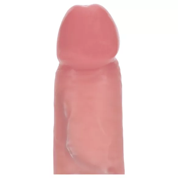 RealRock - realistické dildo s dvojitou hustotou (tělová barva) - 18,5 cm