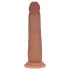 RealRock - realistické dildo s dvojitou hustotou (opálené) - 18,5 cm
