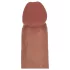 RealRock - realistické dildo s dvojitou hustotou (opálené) - 18,5 cm