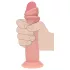 RealRock - dvouhustotní realistické dildo (tělové) - 20,5 cm