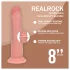 RealRock - dvouhustotní realistické dildo (tělové) - 20,5 cm