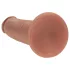 RealRock - realistické dildo s dvojitou hustotou (opálené) - 20,5 cm