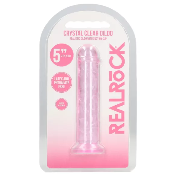 RealRock - realistické dildo s přísavkou (růžové) - 12,7 cm