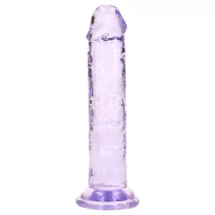   RealRock - realistické dildo s přísavkou (fialové) - 12,7 cm