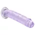RealRock - realistické dildo s přísavkou (fialové) - 12,7 cm
