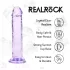 RealRock - realistické dildo s přísavkou (fialové) - 12,7 cm