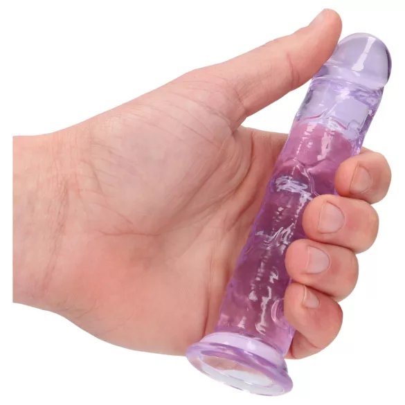 RealRock - realistické dildo s přísavkou (fialové) - 12,7 cm