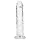 RealRock - realistické dildo s přísavkou (průhledné) - 12,7 cm
