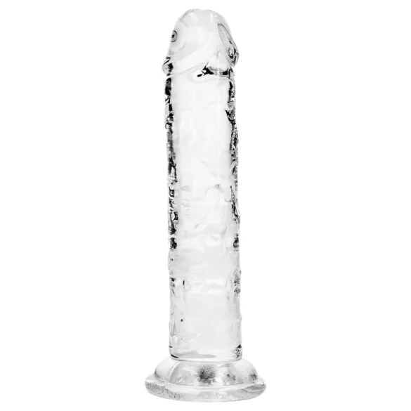 RealRock - realistické dildo s přísavkou (průhledné) - 12,7 cm