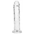 RealRock - realistické dildo s přísavkou (průhledné) - 12,7 cm