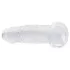 RealRock - realistické dildo s přísavkou (průhledné) - 12,7 cm