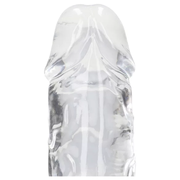 RealRock - realistické dildo s přísavkou (průhledné) - 12,7 cm