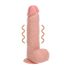 REALROCK - vibrátor s přísavkou - přírodní (18 cm)