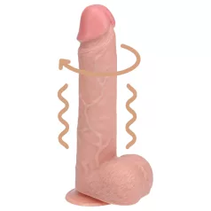 RealRock - rotační vibrátor (přírodní, 20,5 cm)