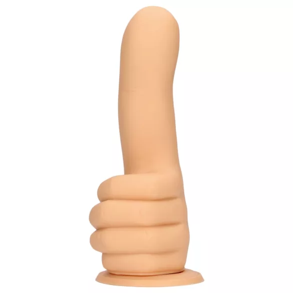 S-Line - dildo s palcem - realistický - tělová barva