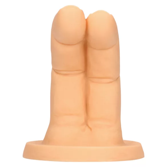 S-Line - dvouprstový dildo (přírodní)