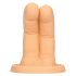 S-Line - dvouprstý dildo (naturální)
