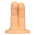 S-Line - dvouprstový dildo (přírodní)