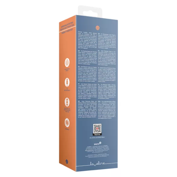 Loveline - zahřívací přirážecí vibrátor - modrý