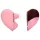 Loveline Tapping Heart - vibrační stimulátor klitorisu - dobíjecí - růžový