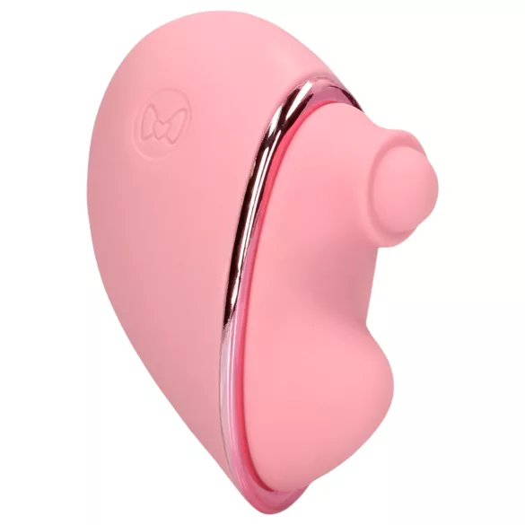 Loveline Tapping Heart - vibrační stimulátor klitorisu - dobíjecí - růžový