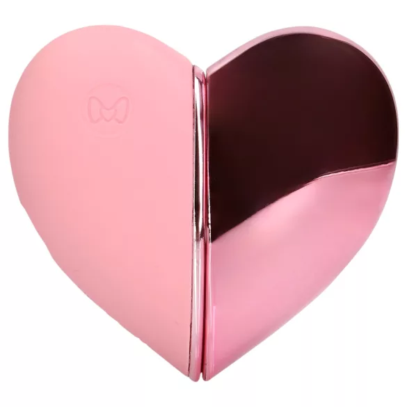 Loveline Tapping Heart - vibrační stimulátor klitorisu - dobíjecí - růžový