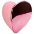Loveline Tapping Heart - nabíjecí růžový vibrátor na klitoris