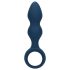 Loveline - kroužkový anální dildo - střední (modrá)