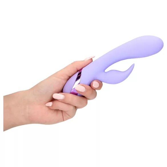 Loveline - vibrátor s králičími oušky - dobíjecí - fialový