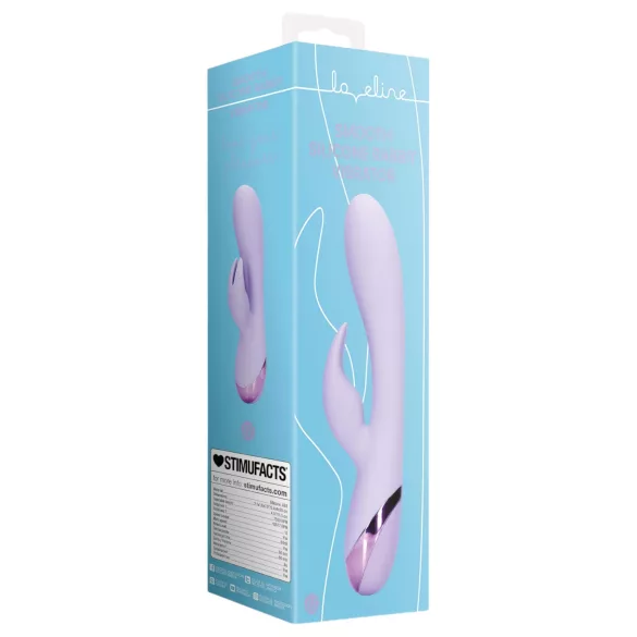 Loveline - vibrátor s králičími oušky - dobíjecí - fialový