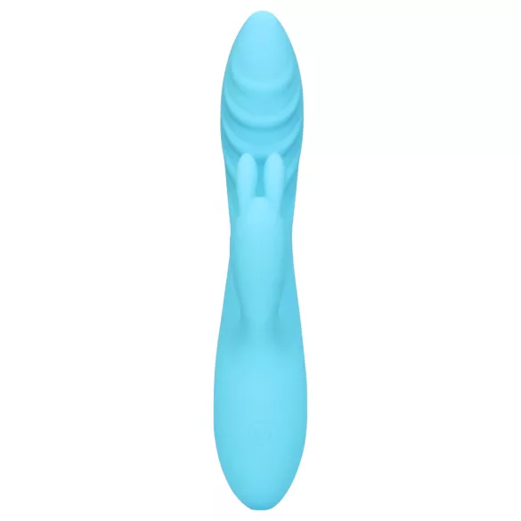 Loveline - vibrátor s králíčkovým stimulátorem klitorisu - vodotěsný - modrý