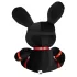 Bondage Rabbit - BDSM maska králík - černá
