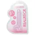 RealRock - realistické dildo s varlaty (růžové) - 12,7 cm