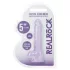 RealRock - realistické dildo s varlaty (fialové) - 12,7 cm