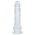 RealRock - realistické dildo s varlaty (průhledné) - 12,7 cm
