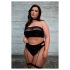 Le Désir Plus Size - 3dílná sada spodního prádla - černá (XL-4XL)