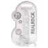 REALROCK - průhledné realistické dildo - průhledné (17 cm)