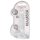 REALROCK - průhledné realistické dildo - transparentní (19 cm)