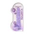 REALROCK - průhledné realistické dildo - fialové (22 cm)