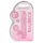 REALROCK - realistický průhledný dildo - růžový (15 cm)