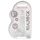 REALROCK - průsvitné realistické dildo - čiré (15 cm)