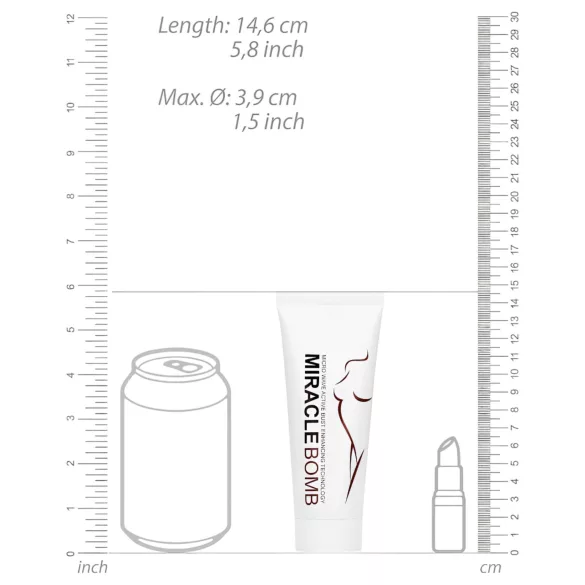 Pharmquests Miracle Bomb - krém na zvětšení a zpevnění prsou - 100 ml