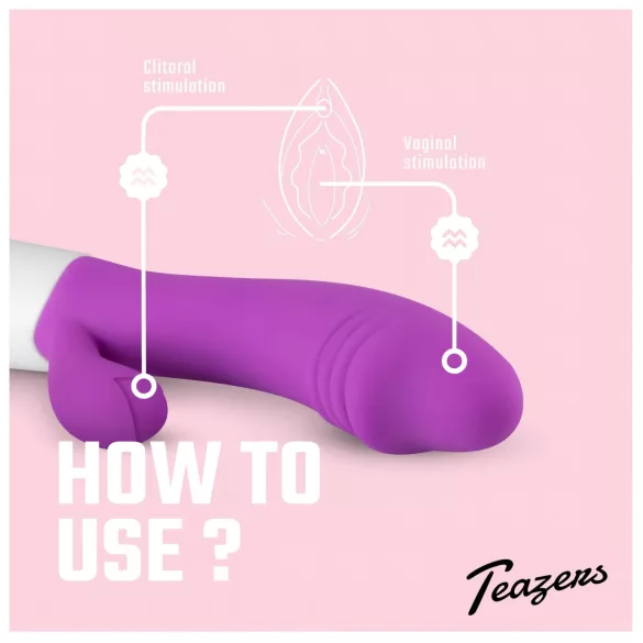Teazers - vibrační klitorisový stimulátor (fialový)