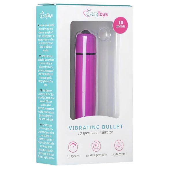 Easytoys - mini vibrátor bullet - voděodolný - fialová