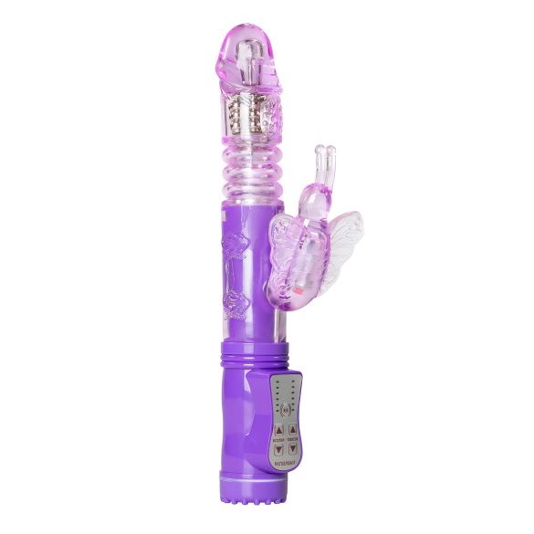 Easytoys Butterfly - rotačně-pulzující vibrátor (fialový)