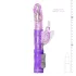 Easytoys - rotační a přirážecí vibrátor motýl - fialový